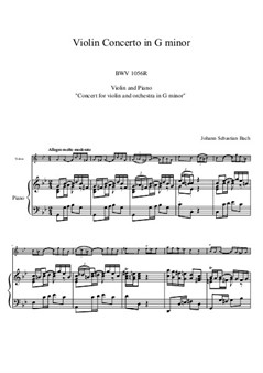 Violin Concerto in G minor