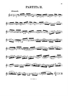 Partita for Violin No.2 Bach